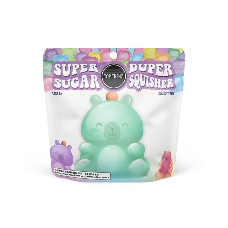 Super Duper Sugar Squisher Charlie the Capybara Stress Relief Toy