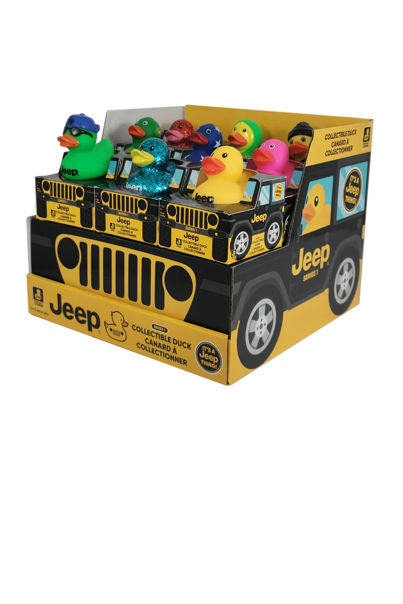 Jeep Branded 2 Inch Vinyl Duck Figures