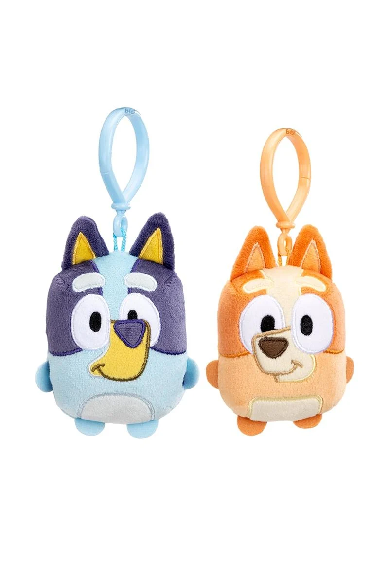 Bluey and Bingo Mini Clip-On Plush