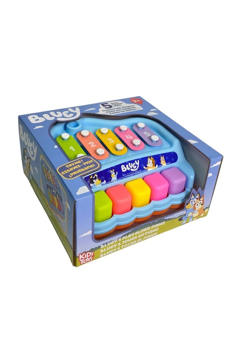 Official Bluey Play Along Piano Musical Toy for Toddlers Ages 3+
