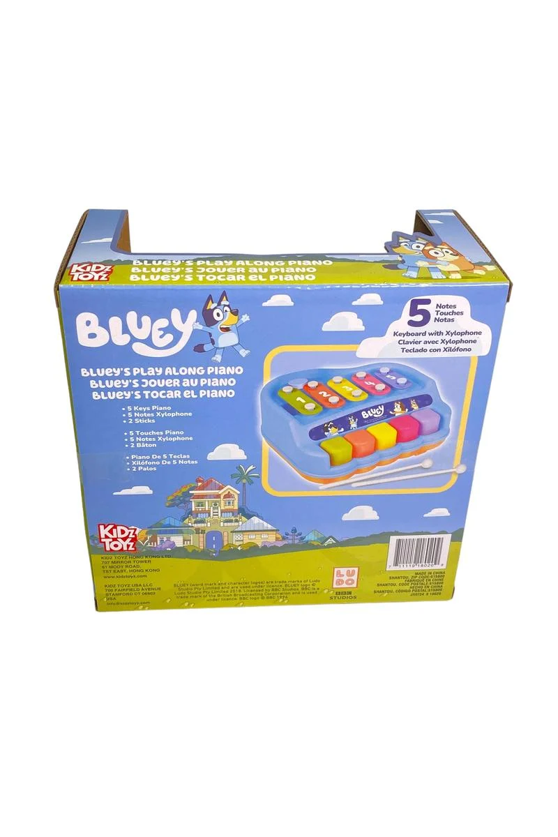 Official Bluey Play Along Piano Musical Toy for Toddlers Ages 3+