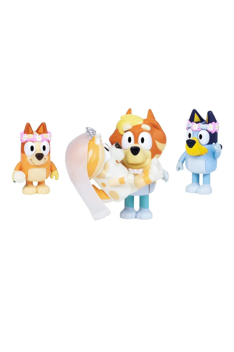 Bluey Series 11 4-Pack Figure Assortment with Accessories for Kids
