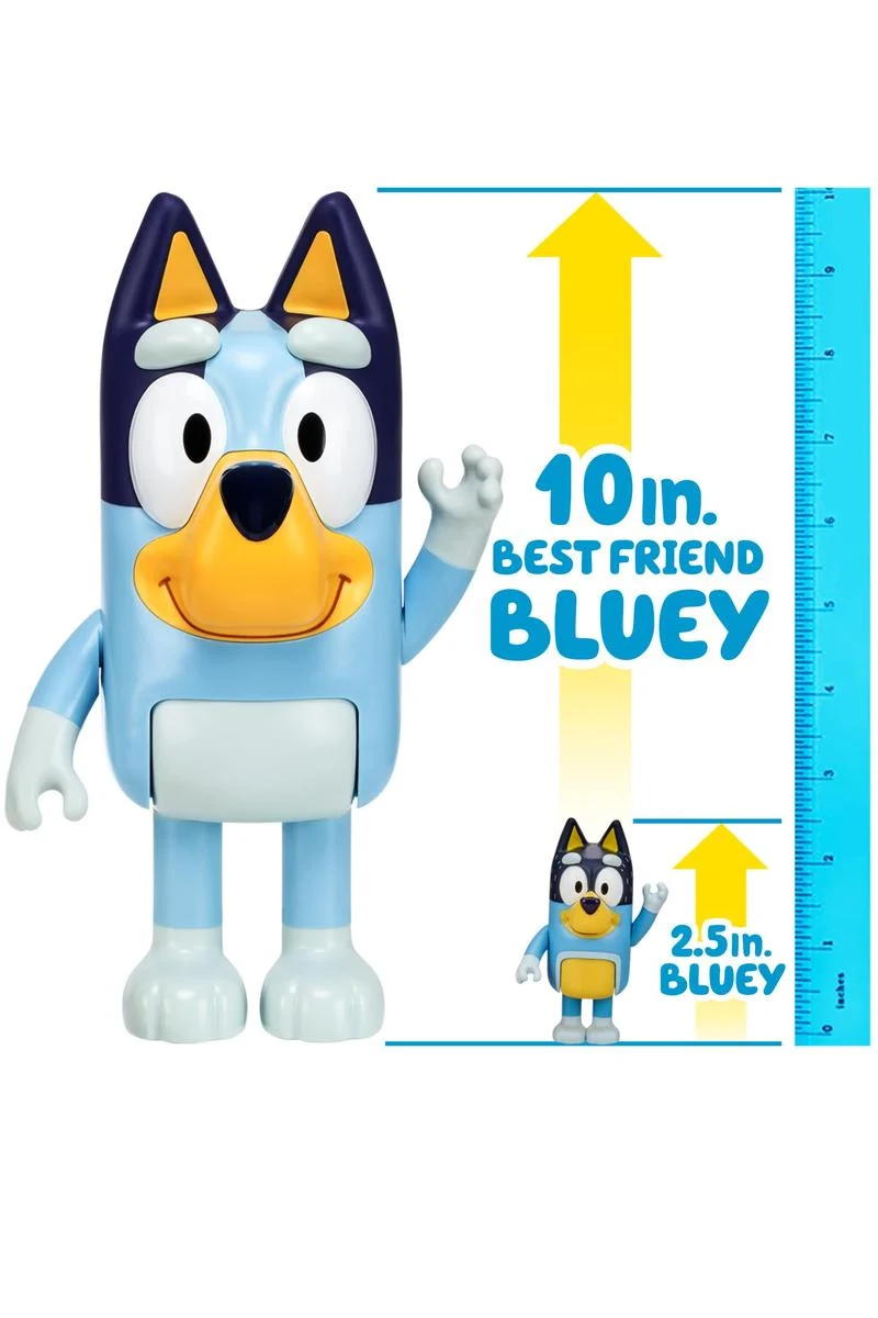 Bluey Best Friend 10 Inch Articulated Action Figure Toy