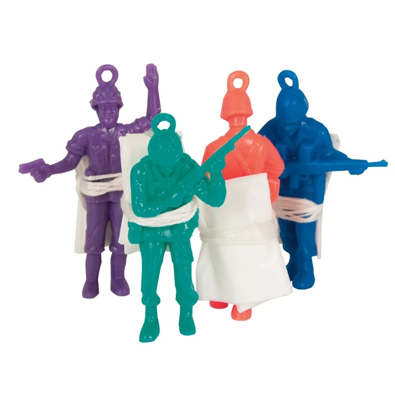 Parachute Figures, 2 Inches, 6 Count