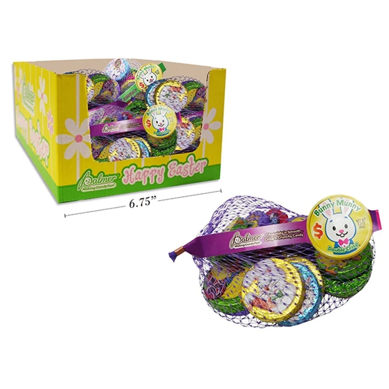 Easter Palmer Double Crip Chocolate Bunny Munny, 94g, 1 Count