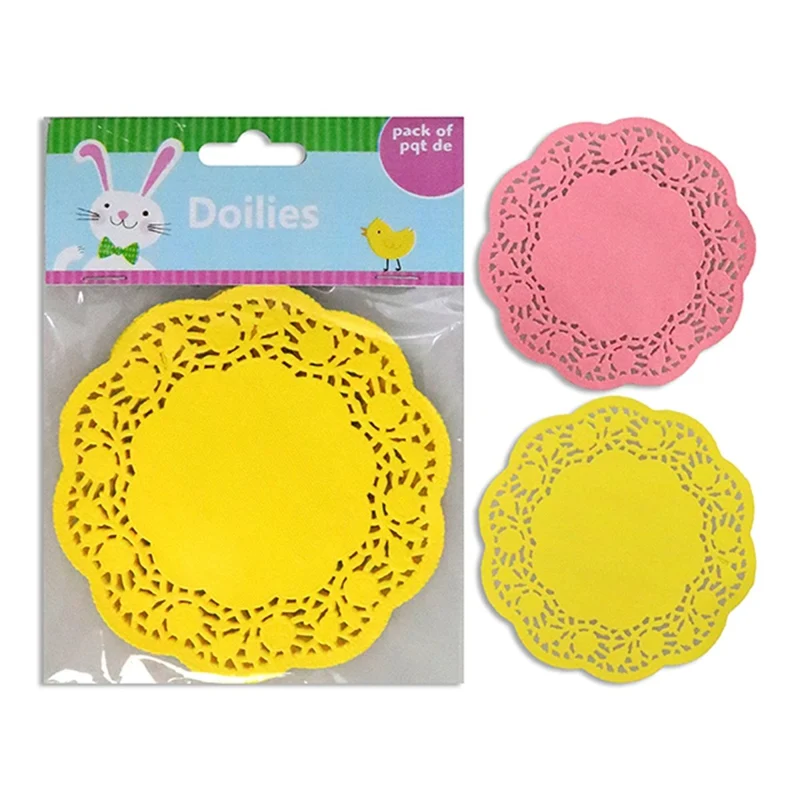 Easter Paper Doilies, 9.25 Inches, 10 Count