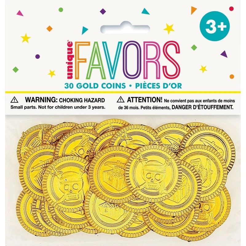 Treasure Coins, 30 Count
