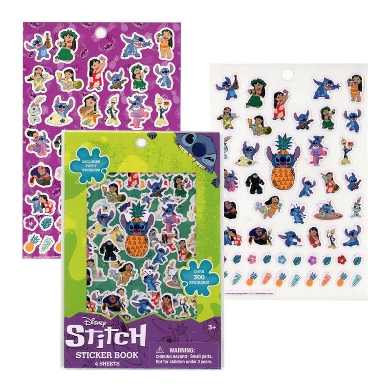 Stitch Sticker Book with Puffy Stickers, Disney, 1 Count
