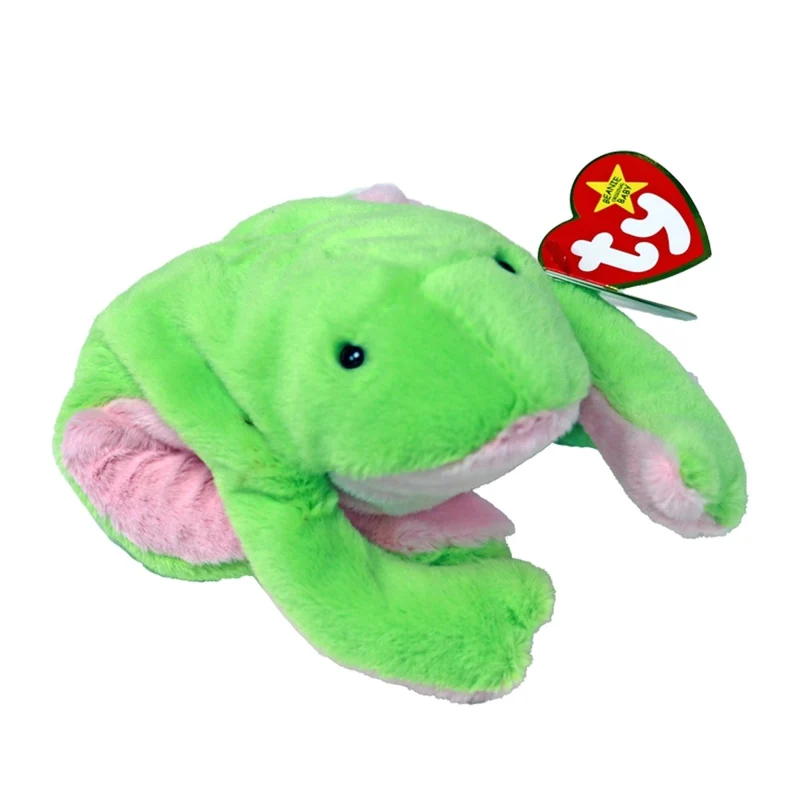 TY Beanie Bellies Frog Plush, Legs, 1 Count