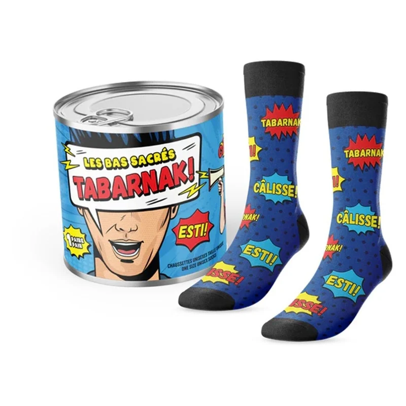 French Swear Socks for Adult, 1 Pair