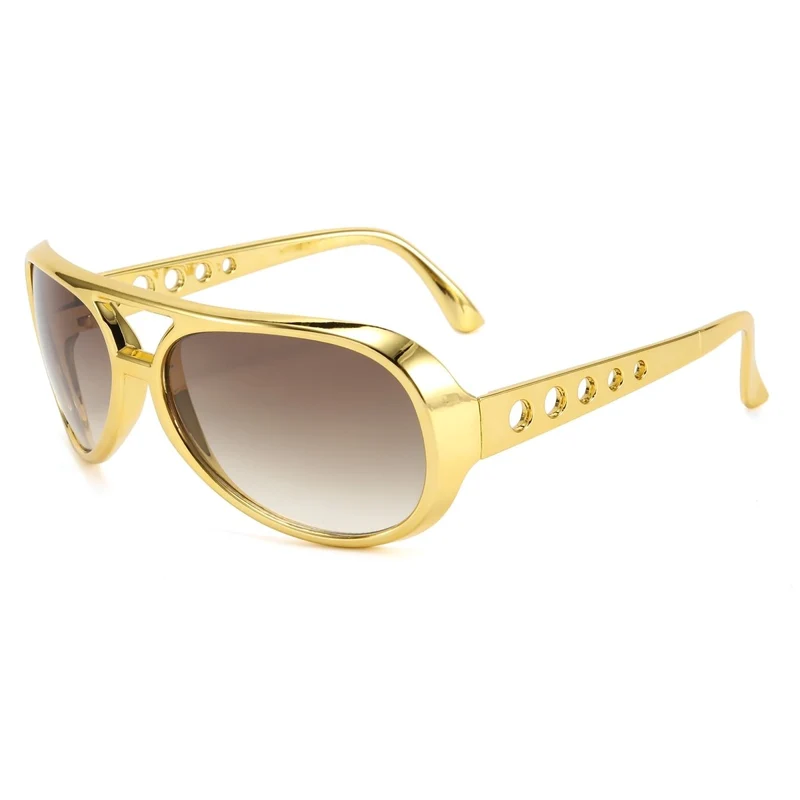 Gold Disco Sunglasses for Adults