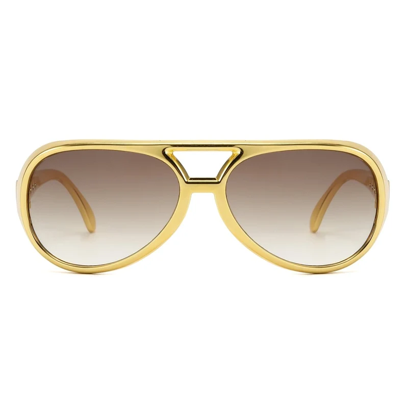 Gold Disco Sunglasses for Adults