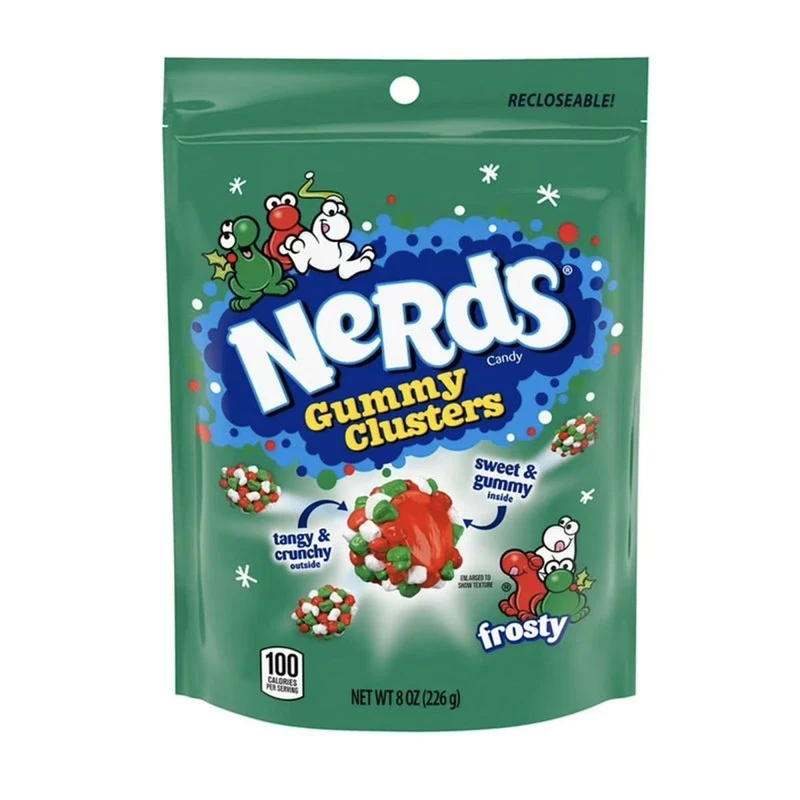 Nerds Gummy Clusters Candies, Frosty, 226g, 1 Count