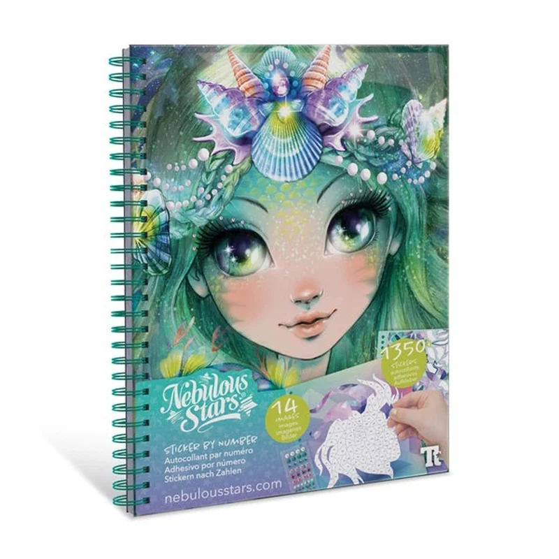 Nebulous Stars Creative Sticker By Number Book, 1 Count
