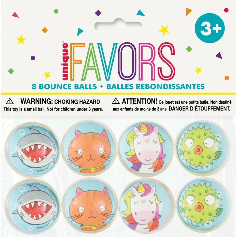 High Bounce Balls, 8 Count