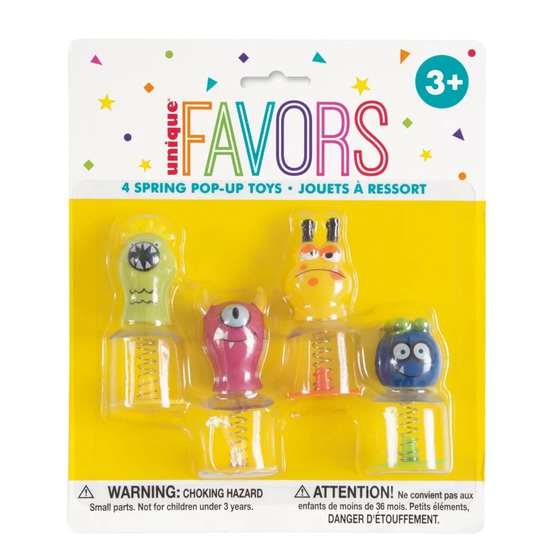 Pop-Up Cute Monster, 4 Count