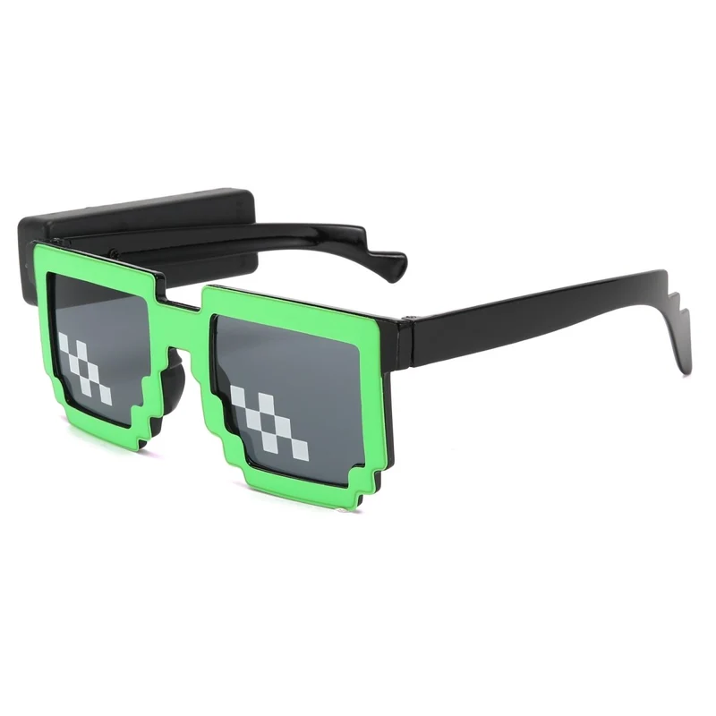 Green LED Neon Sunglasses for Adults
