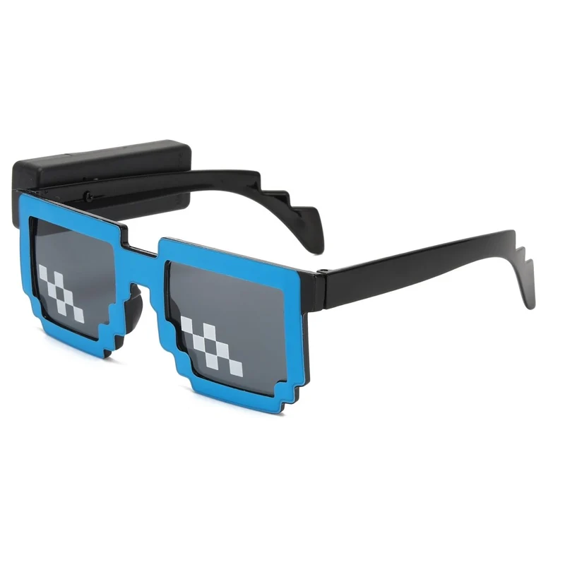 Blue LED Neon Sunglasses for Adults