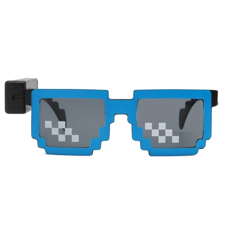 Blue LED Neon Sunglasses for Adults