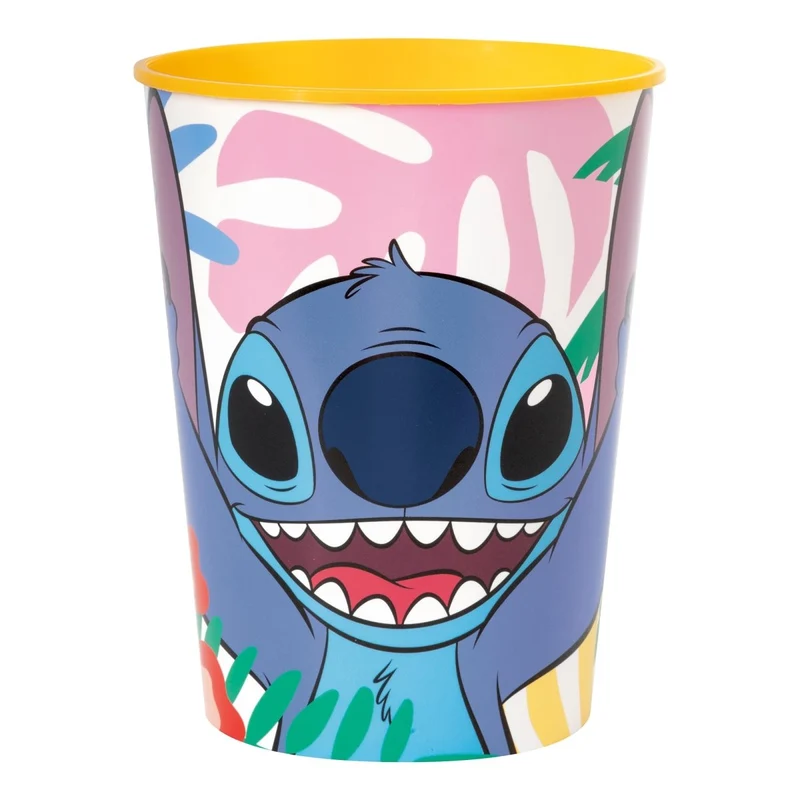 Stitch Yellow Party Favour Cup, Disney, 16 Oz, 1 Count