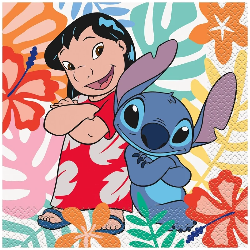 Lilo & Stitch Large Lunch Napkins, Disney, 16 Count