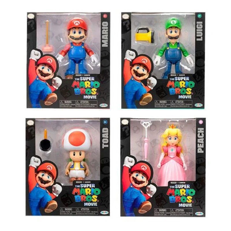 Super Mario Bros. Movie Action Figure, 5 Inches, Assortment, 1 Count