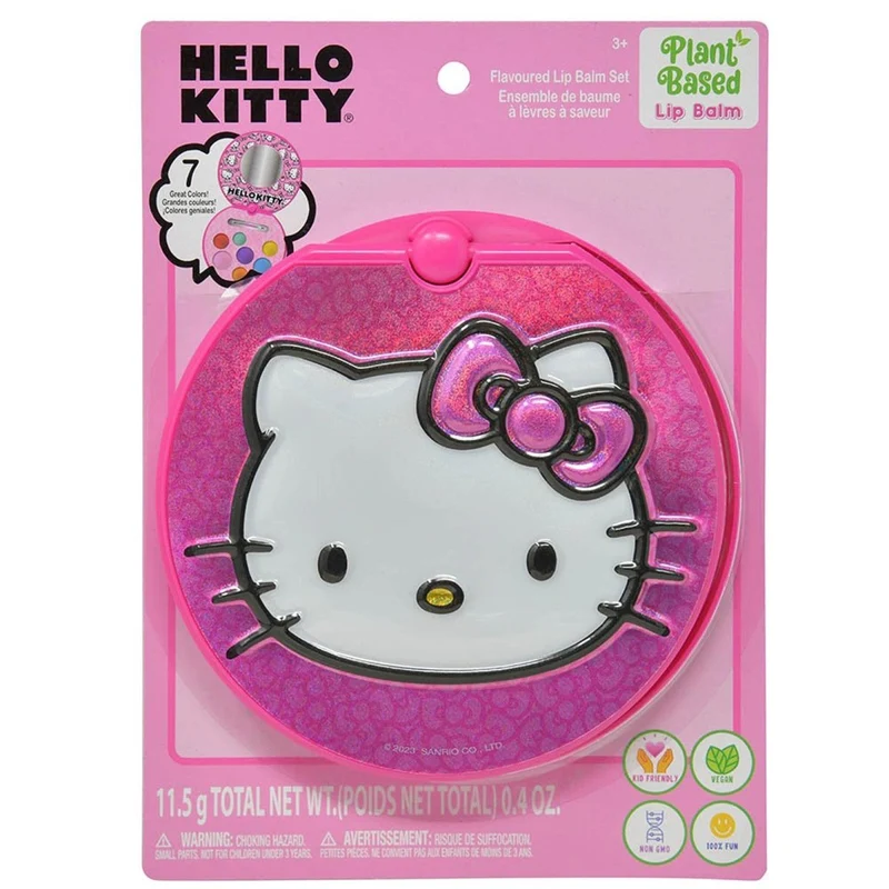 Hello Kitty Flavored Lip Balm Set, 1 Count