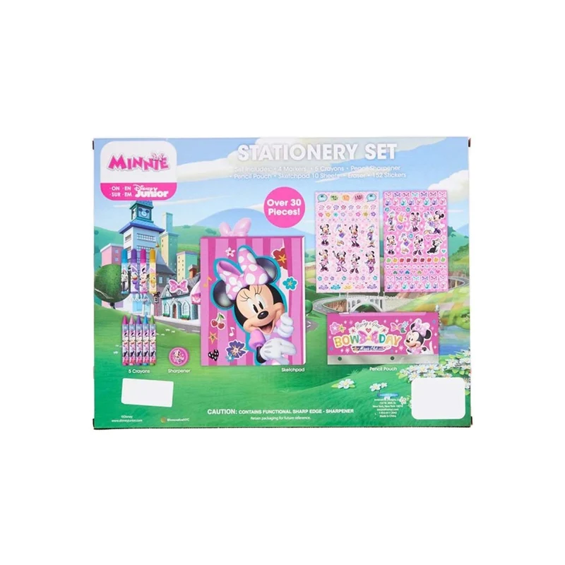 Minnie Mouse Stationery Set, Disney, 1 Count