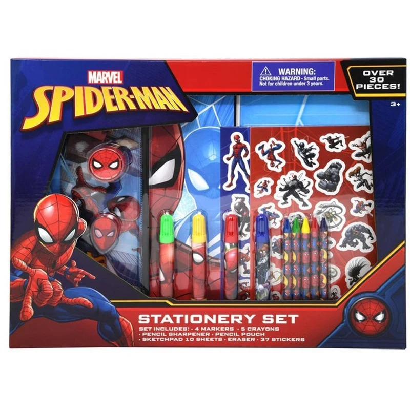 Spider-Man Stationery Set, Marvel, 1 Count