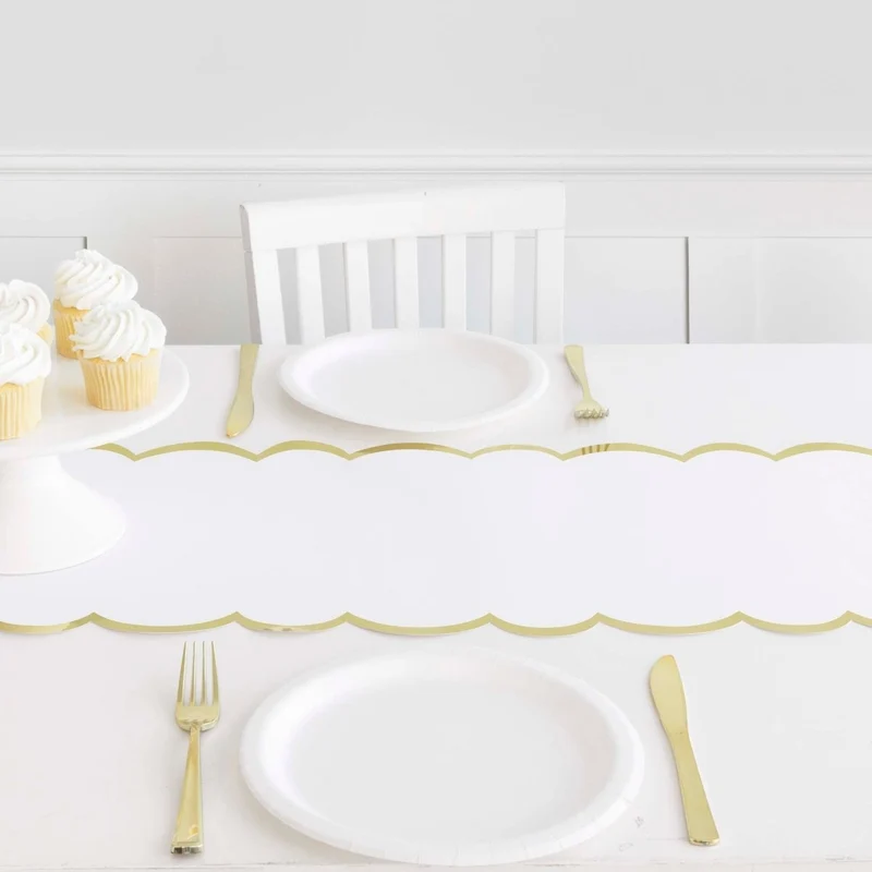 Dainty Easter Paper Table Runner, 11 X 84 Inches, 1 Count