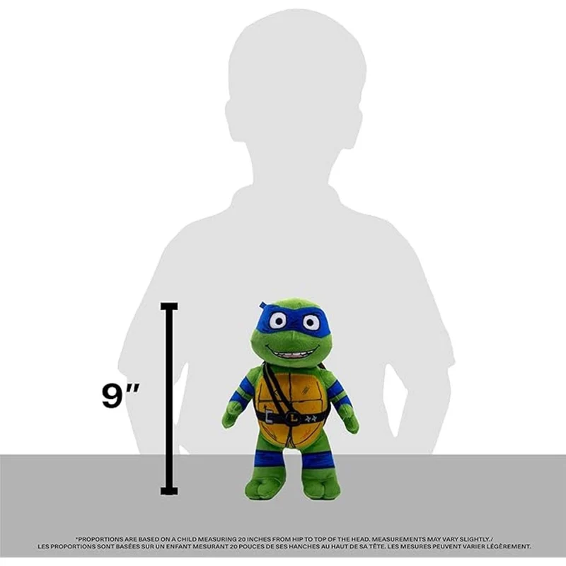 Leonardo Plush, Teenage Mutant Ninja Turtles, 9 Inches, 1 Count
