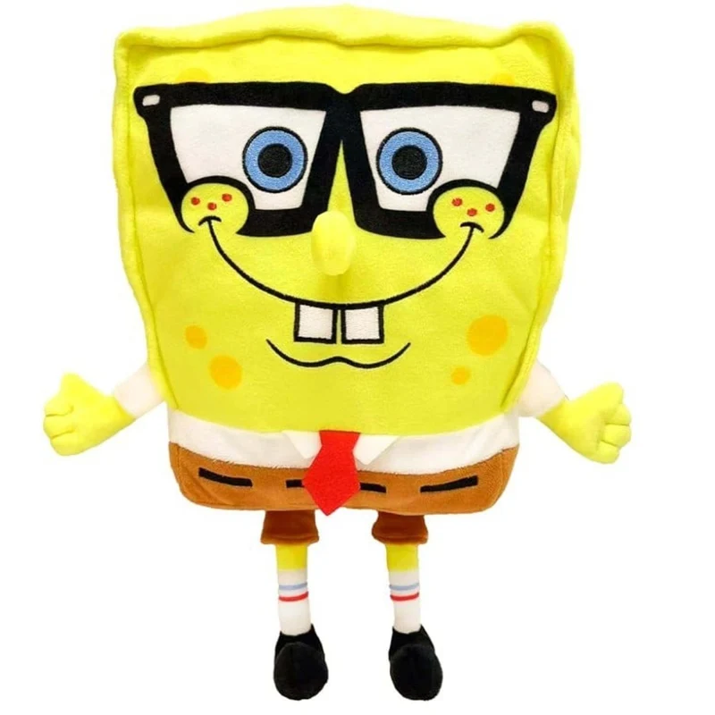 Sponge Bob with Glasses Plush, 13 Inches, 1 Count
