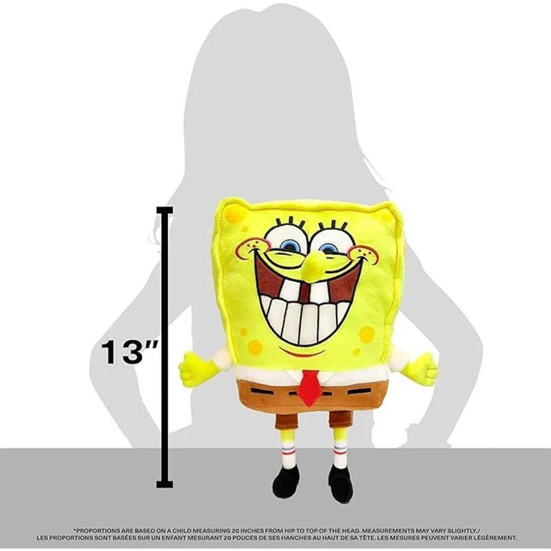 Smiling Sponge Bob Plush, 13 Inches, 1 Count