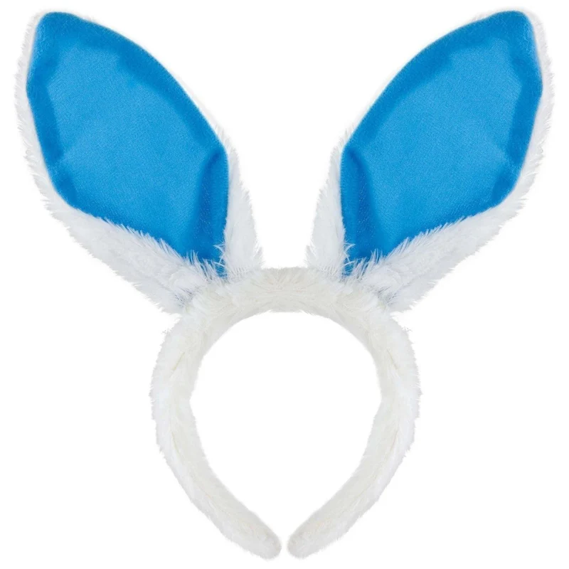 Easter Blue Bunny Ears Headband, 1 Count
