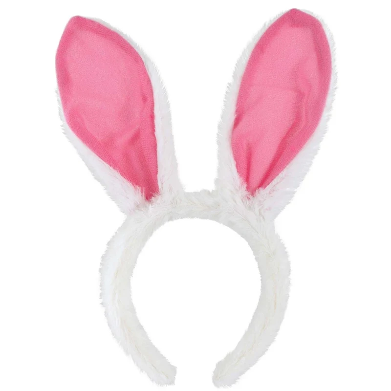Easter Pink Bunny Ears Headband, 1 Count