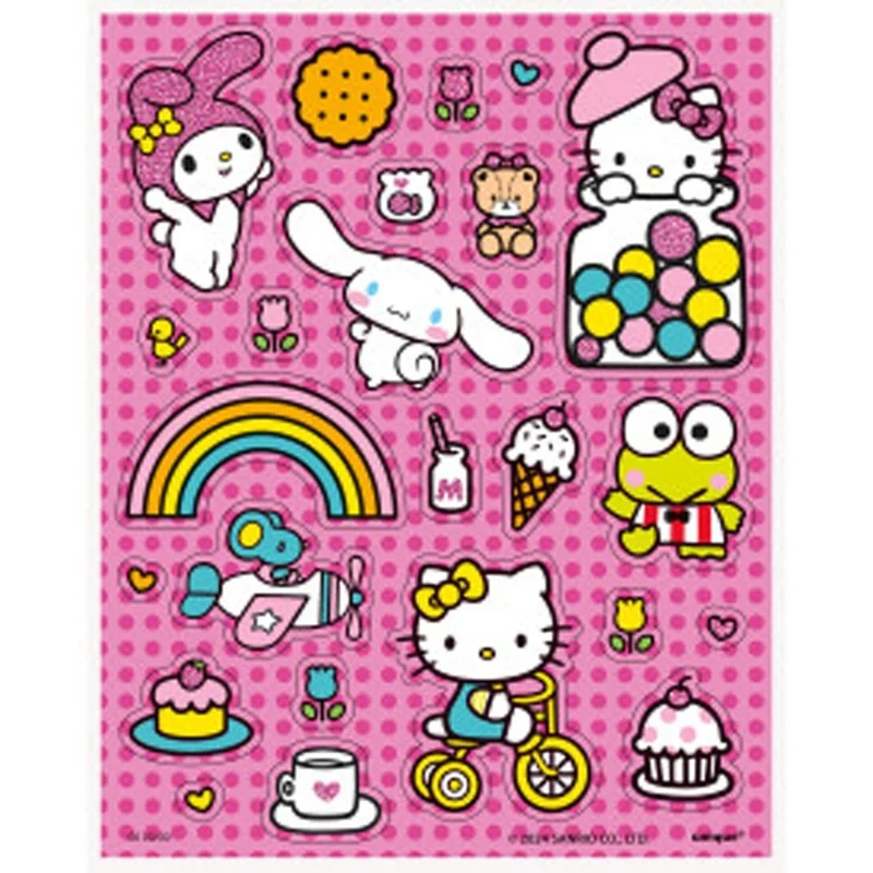 Hello Kitty and Friends Sticker Sheets, 4 Count