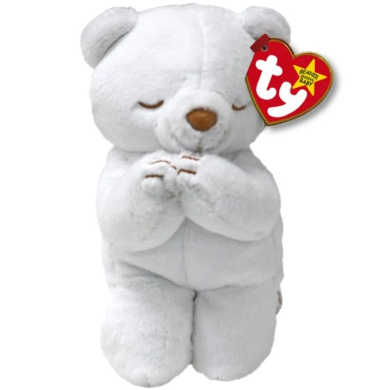 TY Beanie Bellies Polar Bear Plush, Hope, 1 Count