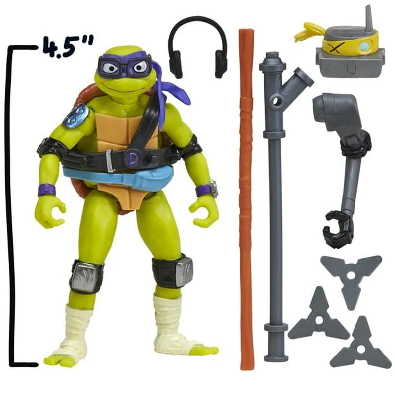 Mix 'N Match Donatello Action Figure, Teenage Mutant Ninja Turtles, 1 Count