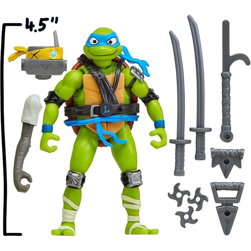 Mix 'N Match Leonardo Action Figure, Teenage Mutant Ninja Turtles, 1 Count