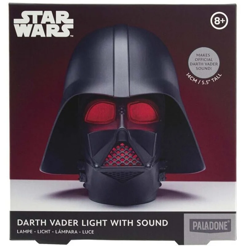 Darth Vader Mask Lamp with sound, Star Wars, 1 Count