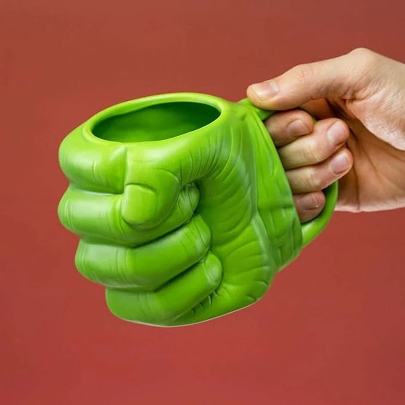 Hulk Fist Shaped Mug, Marvel, 1 Count