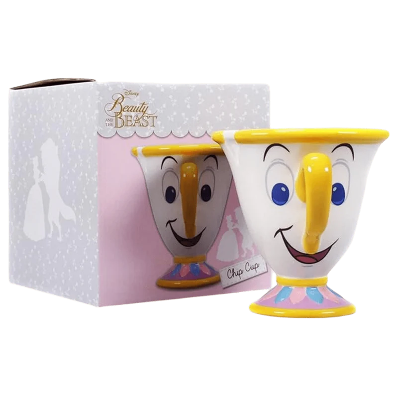Beauty and the Beast Chip Shaped Mug, Disney, 1 Count