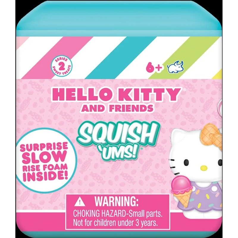 Hello Kitty Squish'ums Foam Character, Assortment, 1 Count