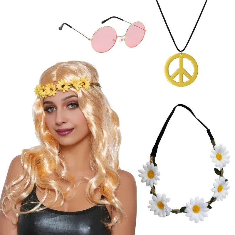 60's Hippie Costume Accessory Kit
