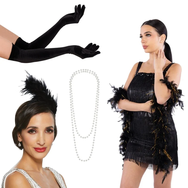 20's Flapper Costume Accessory Kit