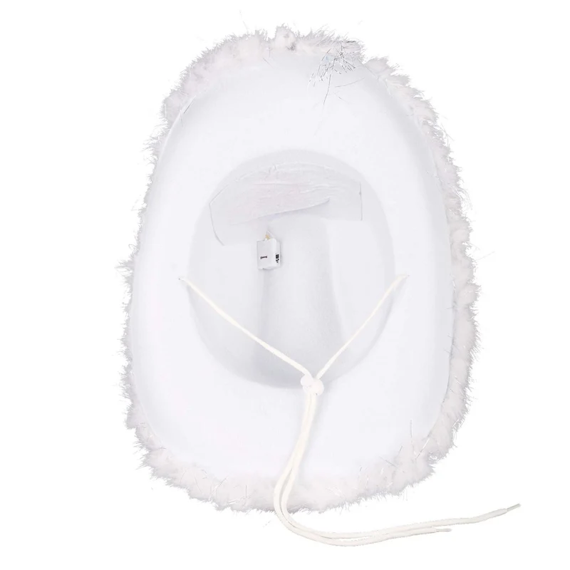 White Princess Cowgirl Hat for Adults