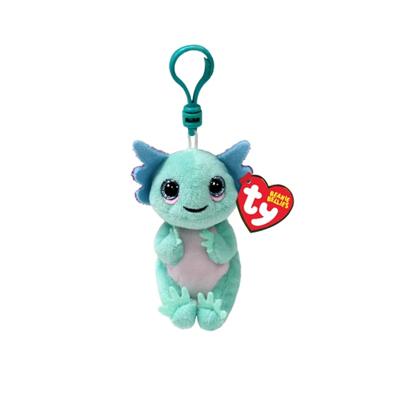 TY Beanie Bellies Axolotl Plush with Clip, Alex, 5 Inches, 1 Count