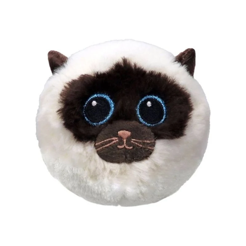 TY Beanie Bouncers Siamese Cat Plush, Sammy, 4 Inches, 1 Count
