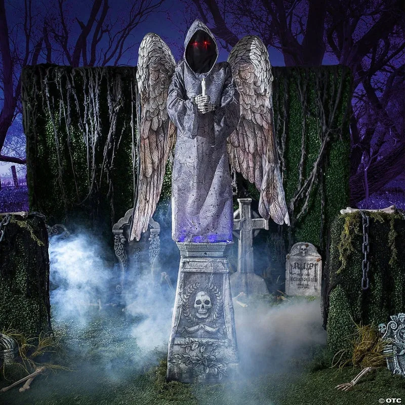 Animated Cemetery Angel, 96 Inches, 1 Count
