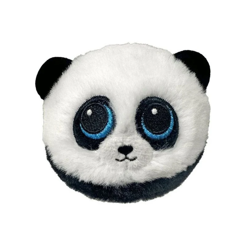 TY Beanie Bouncers Panda Plush, Checkers, 4 Inches, 1 Count